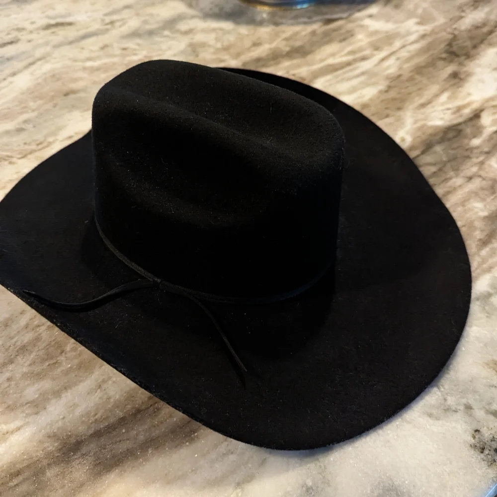Resistol youth black wool cowboy hat